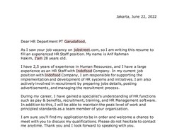 5 Contoh Surat Lamaran Kerja Bahasa Inggris yang Baik dan Benar