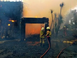 Penampakan Cottage di Putri Duyung Ancol Hangus Usai Kebakaran