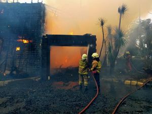 Penampakan Cottage di Putri Duyung Ancol Hangus Usai Kebakaran Penampakan Cottage di Putri Duyung Ancol Hangus Usai Kebakaran