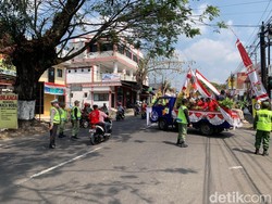 Warga Kota Batu Gelar Karnaval 7 Jam, Jalan Ir Soekarno Dibuka tutup