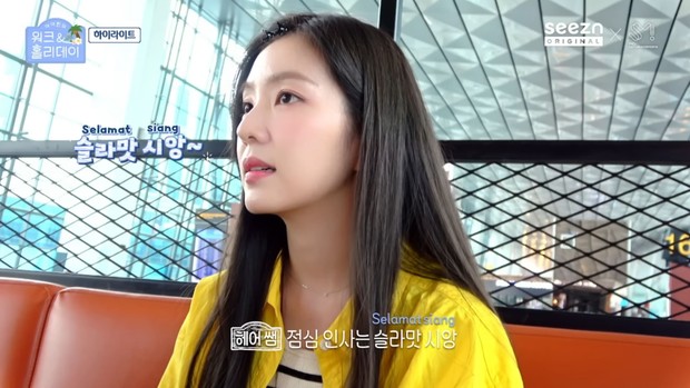 Potret Irene belajar bahasa Indonesia/ Foto: youtube.com/SMC&CStudio Potret Irene belajar bahasa Indonesia