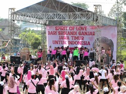 Relawan Perempuan Ganjar Suarakan Dukungan Lewat Senam Pagi & Zumba