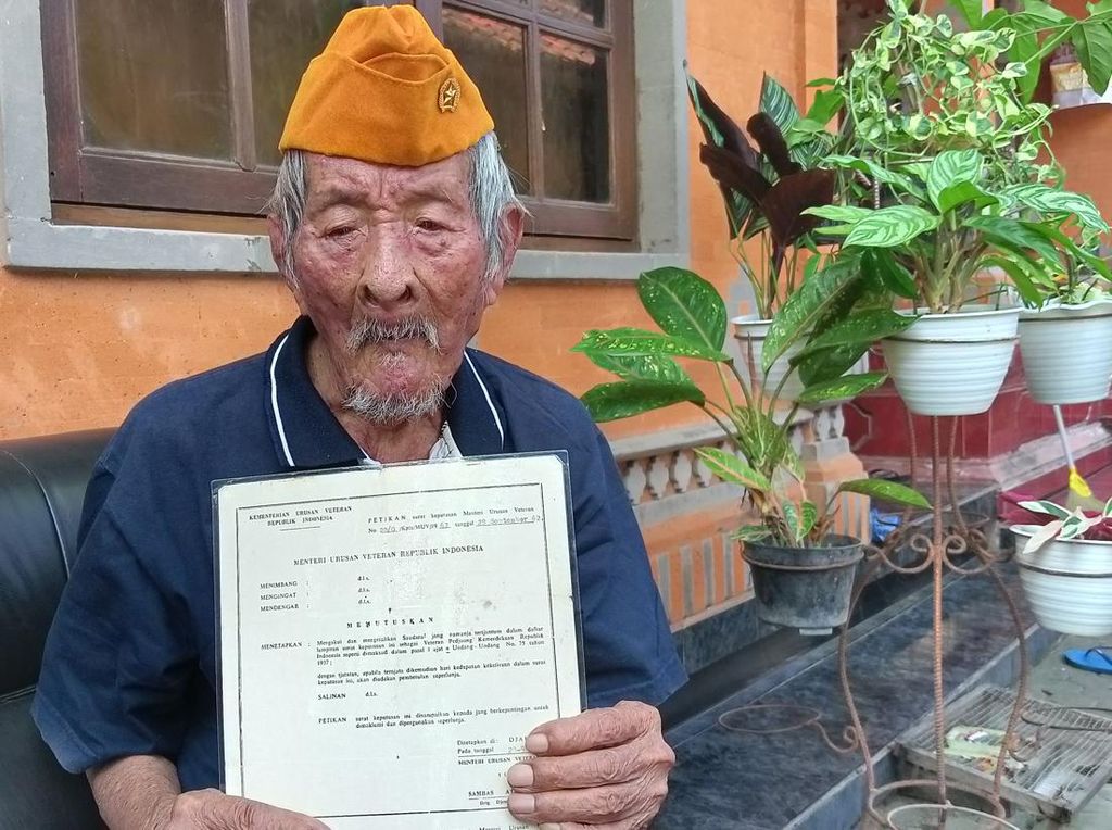 Kisah Hidup Veteran 102 Tahun di Legian, Pejuang Kemerdekaan!