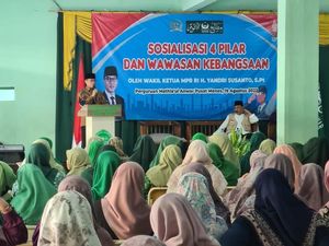 Wakil Ketua MPR Bicara Politik Kebangsaan di Perguruan Mathlaul Anwar