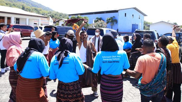 Bahagianya Warga Larantuka Saat Punya Kampung Nelayan