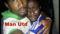 Fans Manchester United, yang posisinya lebih buruk di papan klasemen sejauh ini, ceritanya menghibur suporter Chelsea. Foto: dok. Twitter
