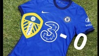 Chelsea tak berdaya di kandang Leeds dan kalah 0-3. Sponsor 3 di jersey Chelsea sampai ikut jadi bahan meme! Foto: dok. Twitter