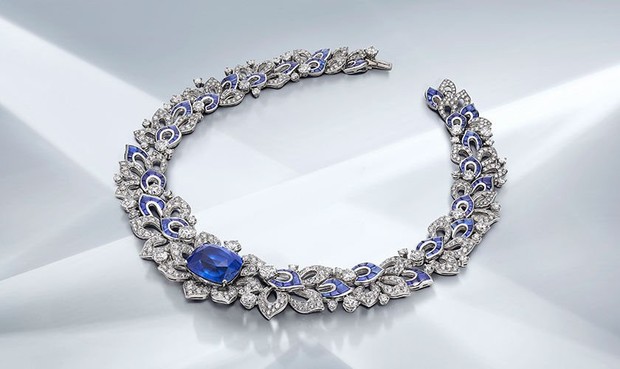 Foto: bulgari.com/ Bulgari high jewelry, Blue Fantasy Necklace/