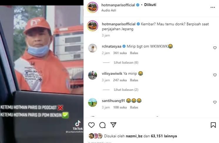 Unggahan Hotman Paris