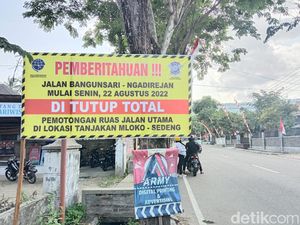 Pacitan-Solo via Sedeng Tutup Total, Tak Ada Jalur Alternatif untuk Roda 4