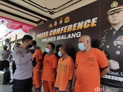 Judi Online di Malang Digulung, 5 Pejudi Ditangkap
