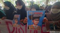 Potret Demo Mahasiswa Unila Soal Rektor yang Ditangkap KPK