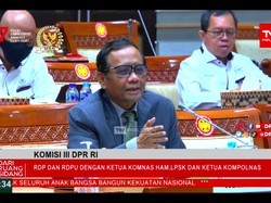 Momen Mahfud Dicecar Isu LGBT-Motif Porno di Kasus Brigadir J