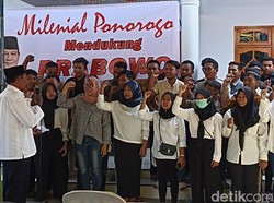 Pemuda Ponorogo Yakin Prabowo Jadi Presiden-Buka Lapangan Kerja untuk Milenial