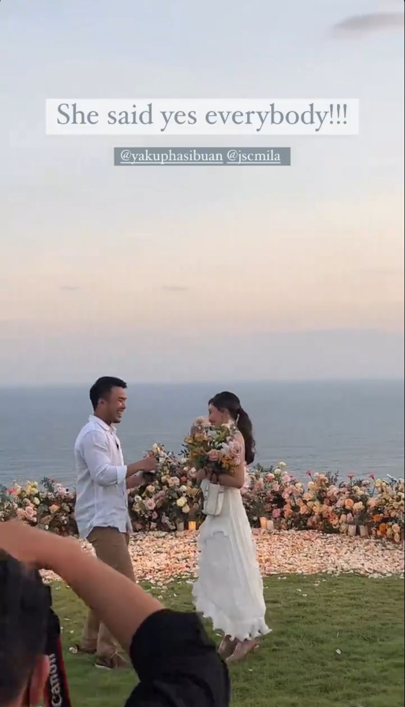 Momen Lamaran Jessica Mila dan Yakup Hasibuan
