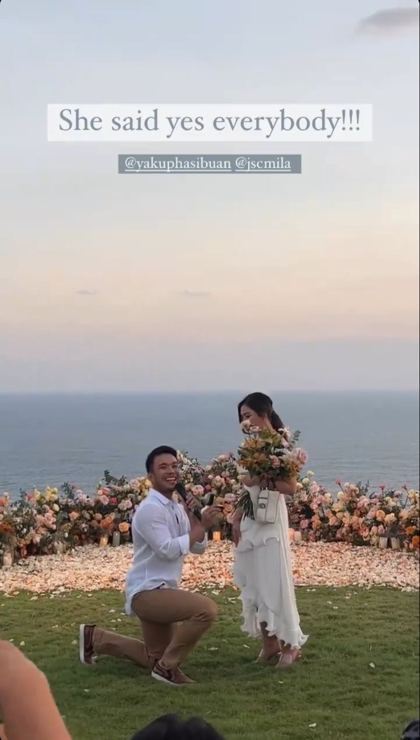 Momen Lamaran Jessica Mila dan Yakup Hasibuan