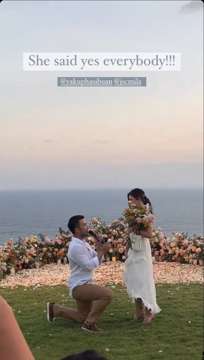 Momen Lamaran Jessica Mila dan Yakup Hasibuan