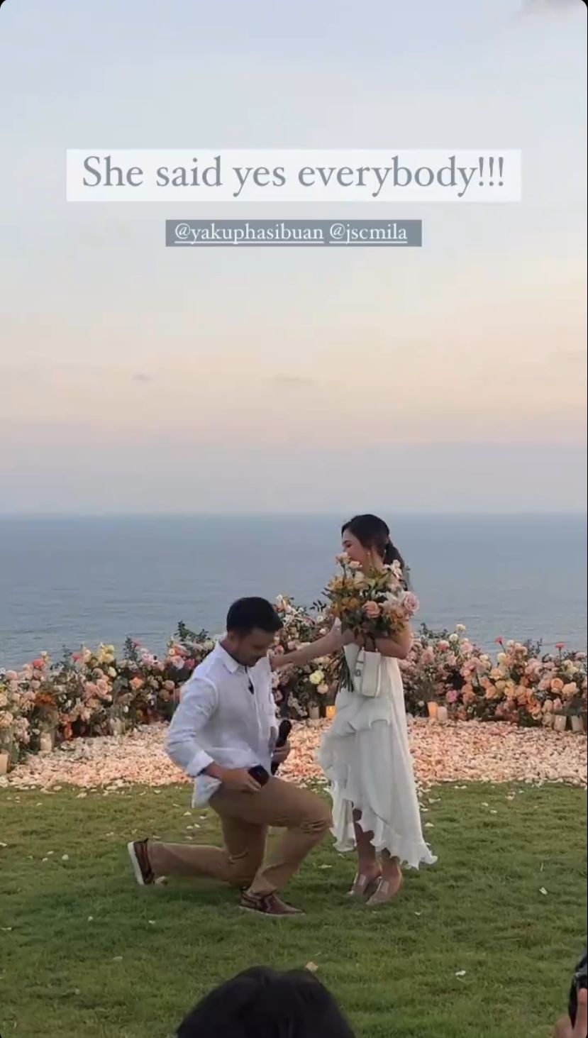 Momen Lamaran Jessica Mila dan Yakup Hasibuan