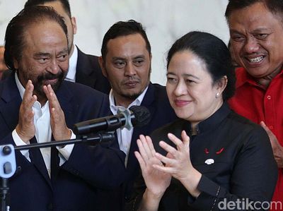 Momen Pertemuan Puan Maharani dan Surya Paloh