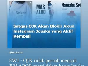 Jawab #stopkriminalisasijouska, Satgas: Penyidikan karena Tindak Pidana