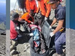 Jasad Pendaki Asal Portugal di Rinjani Berhasil Dievakuasi