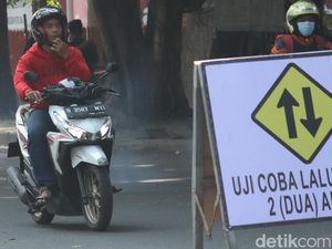 Ujicoba Rekayasa Lalin Jalan Sukabumi Bandung, Pengendara Kebingungan Ujicoba Rekayasa Lalin Jalan Sukabumi Bandung, Pengendara Kebingungan