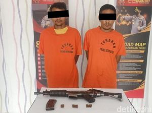 Polisi Sita Senjata SS1 dari Pencuri Besi di Aceh Besar