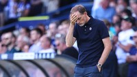 Chelsea baru saja meraih kemenangan atas West Ham dan duduk di posisi keenam dengan 10 poin. Hasil itu tampaknya belum memuaskan sehingga bikin Tuchel ada di urutan ketiga sebagai manajer yang dijagokan bakal dipecat dengan koefisien 11/1. (Foto: Getty Images/Robbie Jay Barratt - AMA)