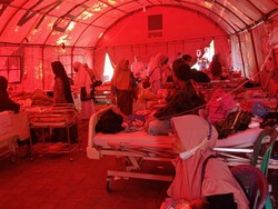 Ibu-Bayi Baru Lahir Tidur di Tenda RS Lombok gegara Trauma Gempa