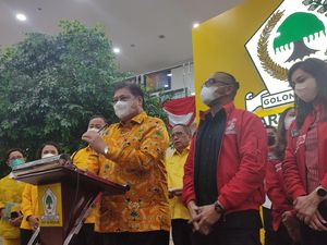 Airlangga: PSI Baru PDKT, Panah Asmara Sudah Diluncurkan