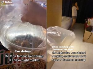 Cicipi Udang Hidup di Thailand, Turis Ini Berakhir Muntah dan Diare Cicipi Udang Hidup di Thailand, Turis Ini Berakhir Muntah dan Diare