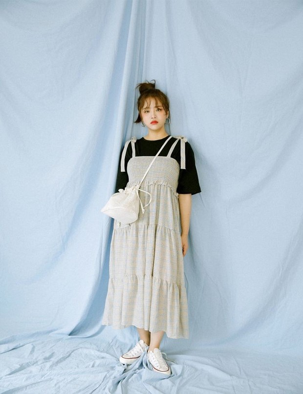 Gaya fashion untuk plus size/Foto: Instagram.com/Evellet Gaya fashion untuk plus size