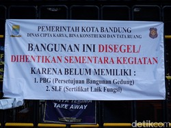 Tak Ada Izin, Gerai Mie Gacoan di Bandung Disegel