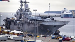 Kapal Perang AS Tiba di Lithuania Saat Ukraina Masih Berkobar