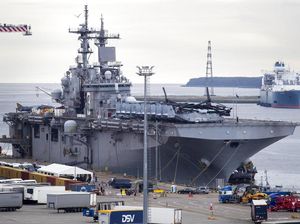 Kapal Perang AS Tiba di Lithuania Saat Ukraina Masih Berkobar