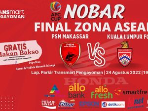 Nobar PSM Vs KLFC di Transmart Pengayoman Besok, Ada Bakso Gratis!