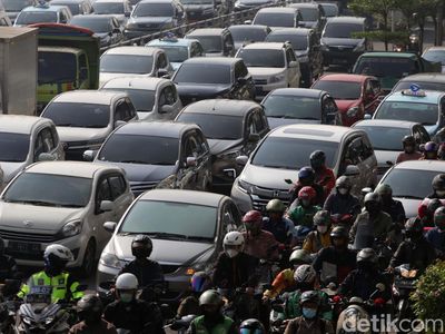 Potret Kemacetan Jakarta di Pagi Hari