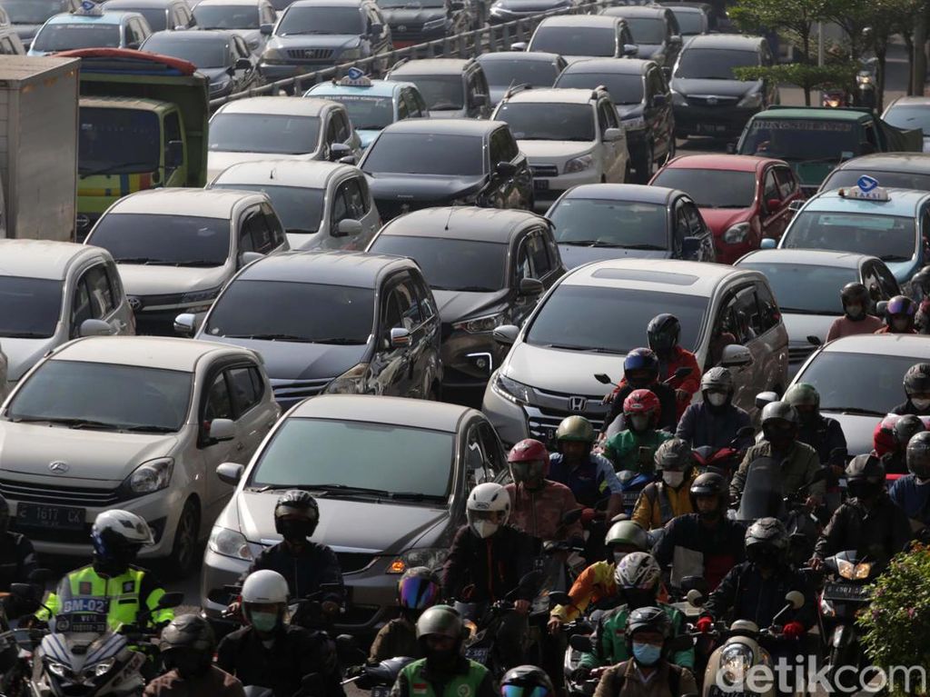 Potret Kemacetan Jakarta di Pagi Hari Potret Kemacetan Jakarta di Pagi Hari