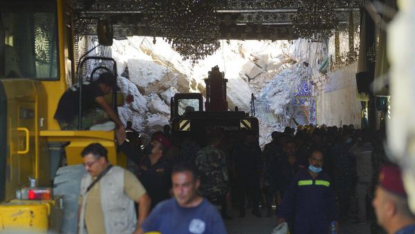 Begini Kondisi Bangunan Syiah di Karbala yang Roboh Akibat Longsor