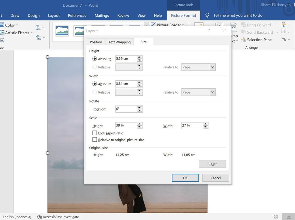 Ukuran Foto 4x6 dalam Cm, Mm, Inci, Piksel di MS Word dan Excel Ukuran Foto 4x6 dalam Cm, Mm, Inci, Piksel di MS Word dan Excel