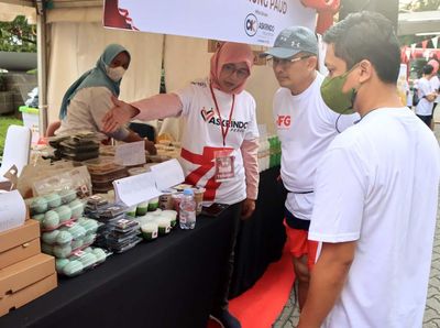 UMKM Ramaikan Festival Merah Putih IFG