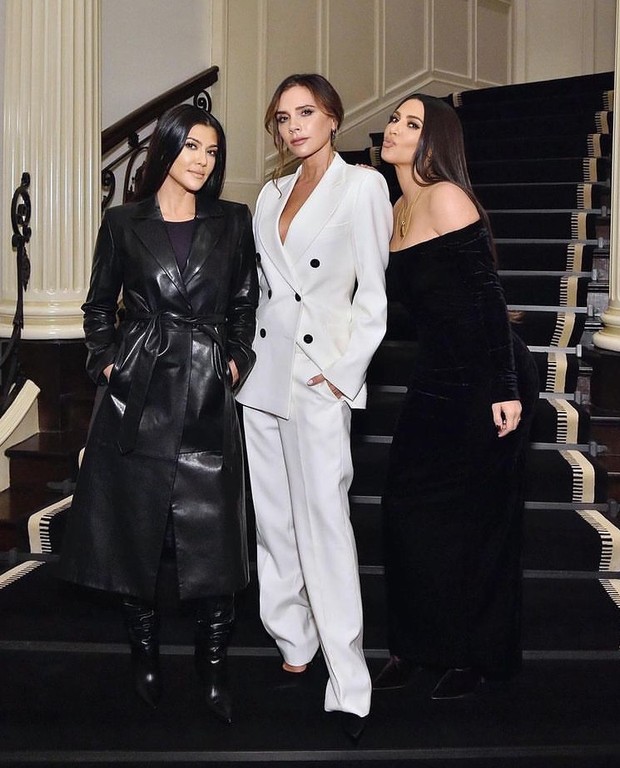 VB with the Kardashians/ Foto: Instagram.com/ @victoriabeckham