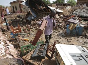 Sudan Dilanda Banjir, Puluhan Tewas, Ribuan Rumah Hancur, Ini Fotonya