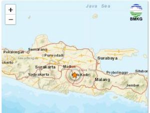 Dua Gempa Tambahan di Pacitan dan Kediri Guncang Jatim