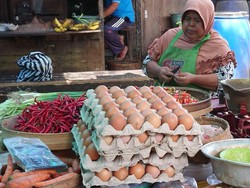 Harga Telur-Daging Ayam di Pasar Trenggalek Kompak Melonjak