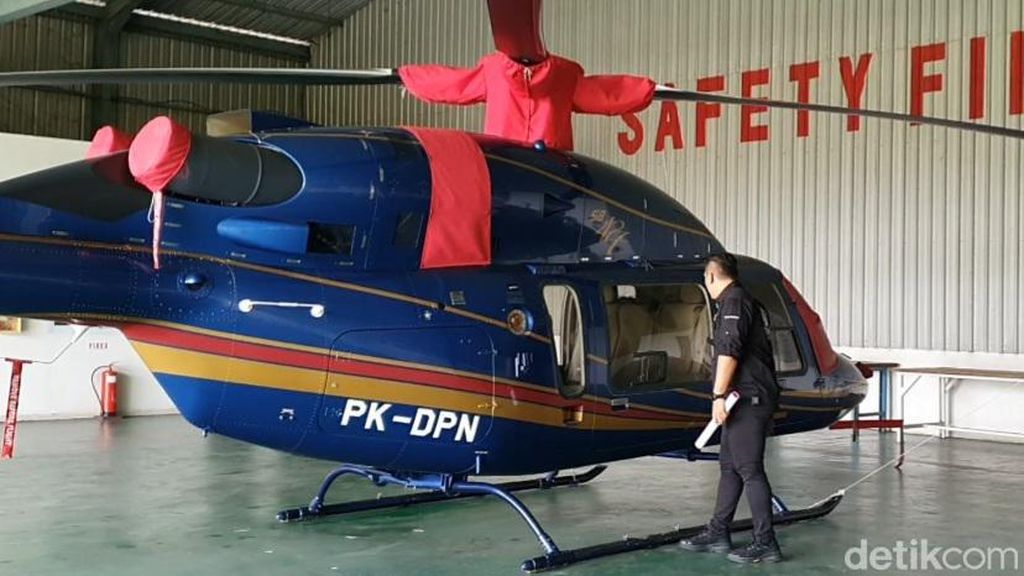 Penampakan Helikopter Surya Darmadi yang Disita Kejagung di Riau