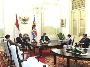 Jokowi Bertemu Raja Eswatini, Bahas Produk Komestik Indonesia
