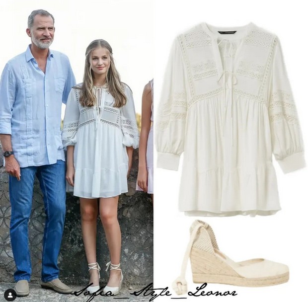 Sepatu espadrilles favorit Putri Leonor