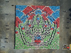 Kreasi Mosaik Maba Unpad Pecahkan Rekor MURI