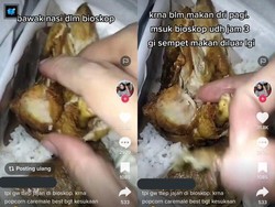Makan Pecel Ayam hingga Pete di Dalam Bioskop, Netizen Ini Dihujat